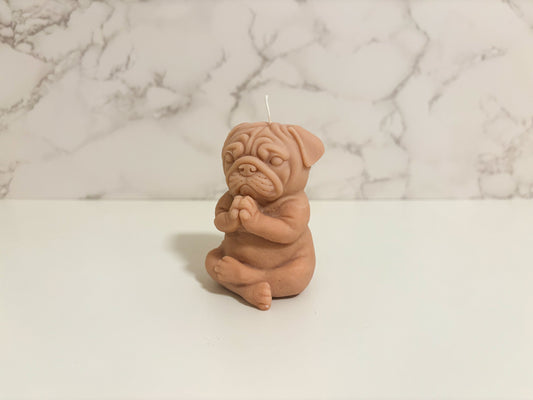 Zen Pug Candle